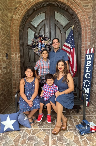 Rollie Rodriguez and family.